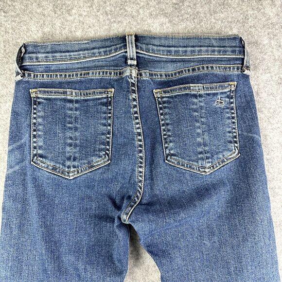 Rag & Bone Jeans Womens 26 Blue Skinny Capri in Sonoma Preppy Capsule Basic - Picture 9 of 14